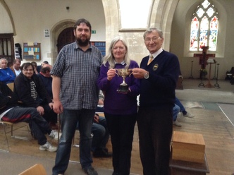 presentation of the trophy