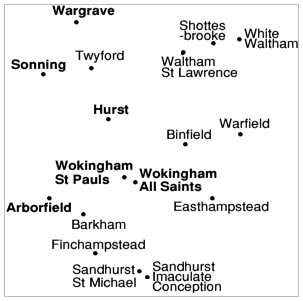 Map of Sonning Deanery
